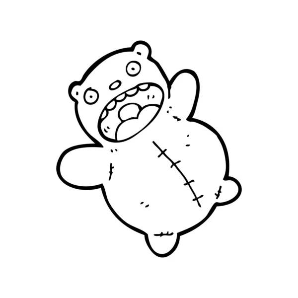 Oso de dibujos animados — Vector de stock