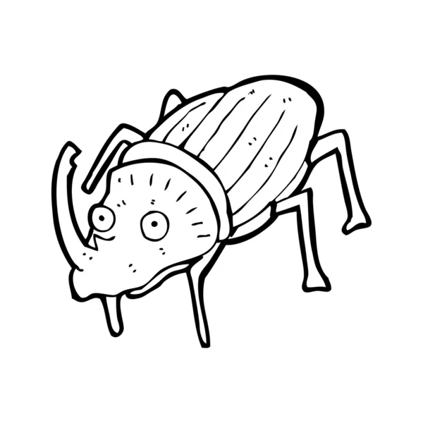 猪甲虫卡通片 — 图库矢量图片