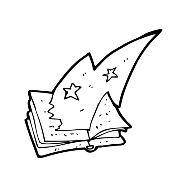 Spellbook cartoon — Stockvector