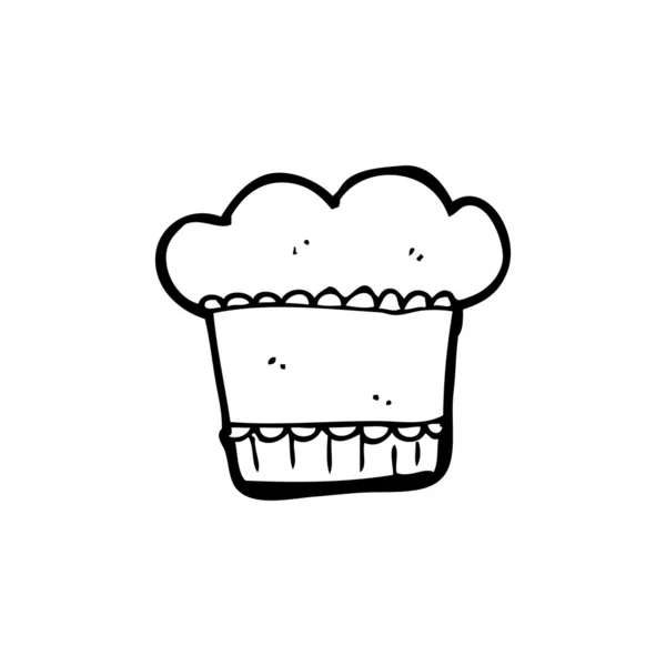 Ładny muffin kreskówka — Wektor stockowy