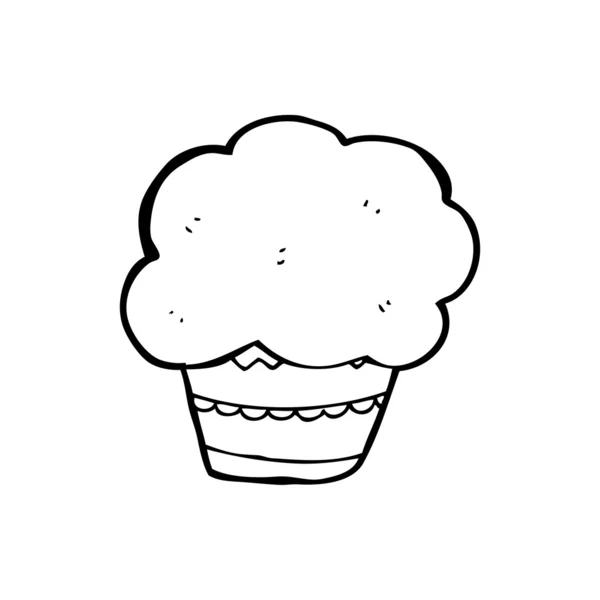 Muffin de dibujos animados — Vector de stock