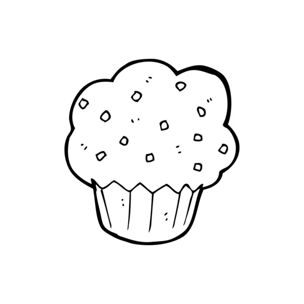 Cartoon muffin — Stock vektor