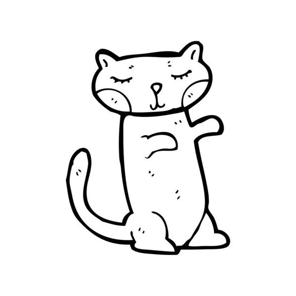 Gato de dibujos animados — Archivo Imágenes Vectoriales