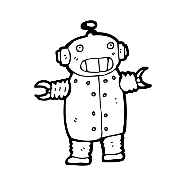Robot cartoon — Stock vektor