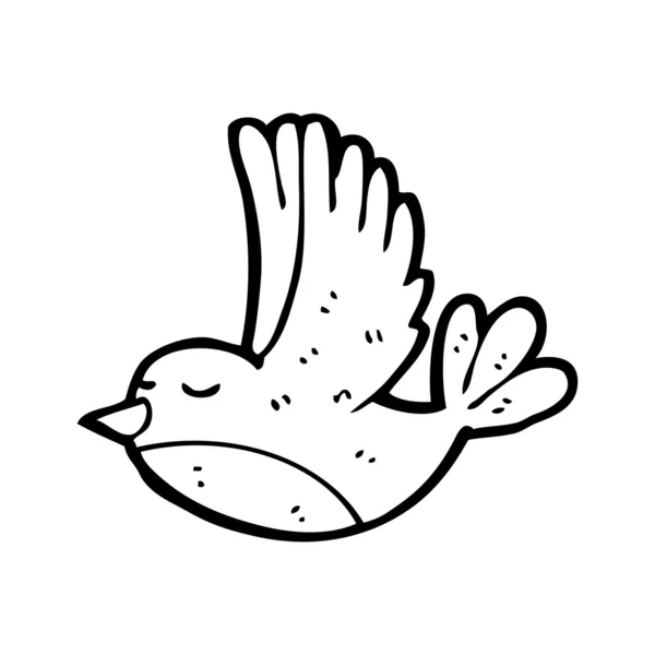 Ptáka kreslený — Stockový vektor