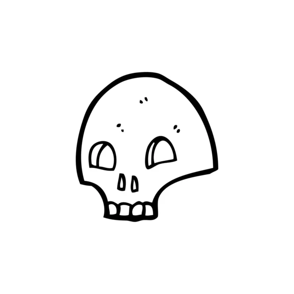 Calavera estilo graffiti de dibujos animados — Archivo Imágenes Vectoriales