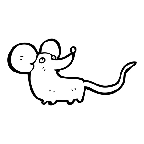 Carino cartone animato del mouse — Vettoriale Stock