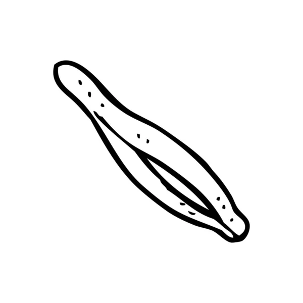 Kreslený pinzety — Stockový vektor