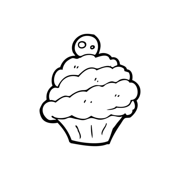 Cupcake cartoon — Stock Vector