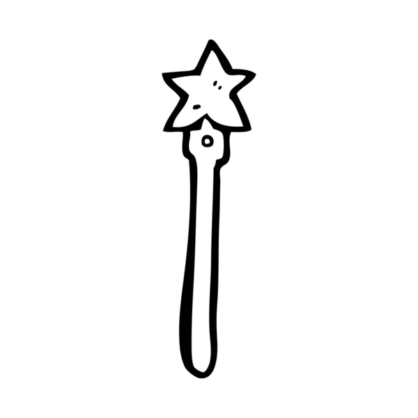 Fairy wand cartoon — Stock vektor