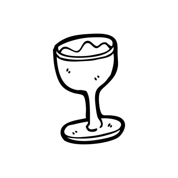 Кубок винной карикатуры — стоковый вектор