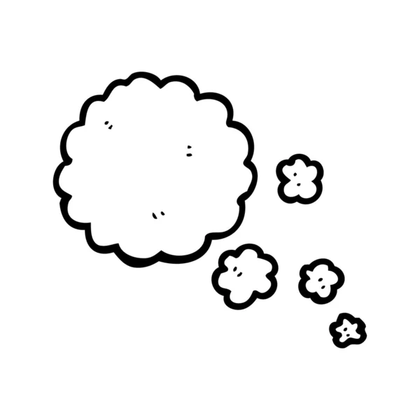 Kreslený mrak designový prvek — Stockový vektor