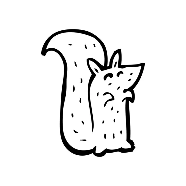 小松鼠卡通 — 图库矢量图片