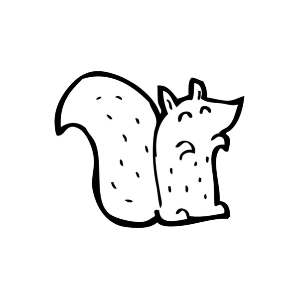 Little squirrel cartoon — Stock Vector