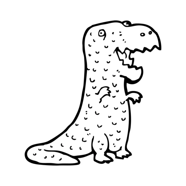 Dibujos animados de dinosaurios felices — Vector de stock