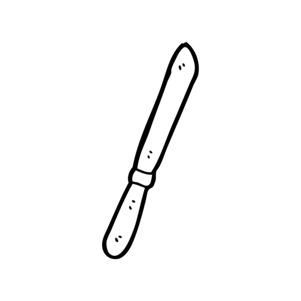 Cuchillo de dibujos animados — Vector de stock