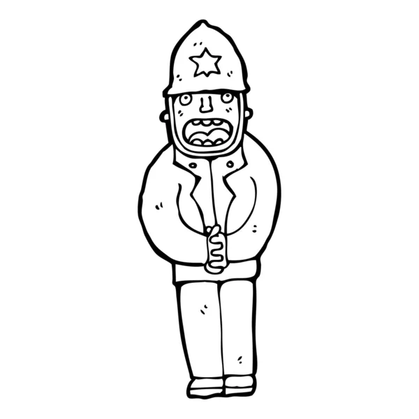 Homme barbu dessin animé — Image vectorielle