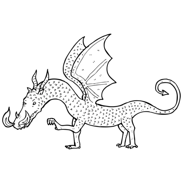 Dragon Cartoon — Stockvector
