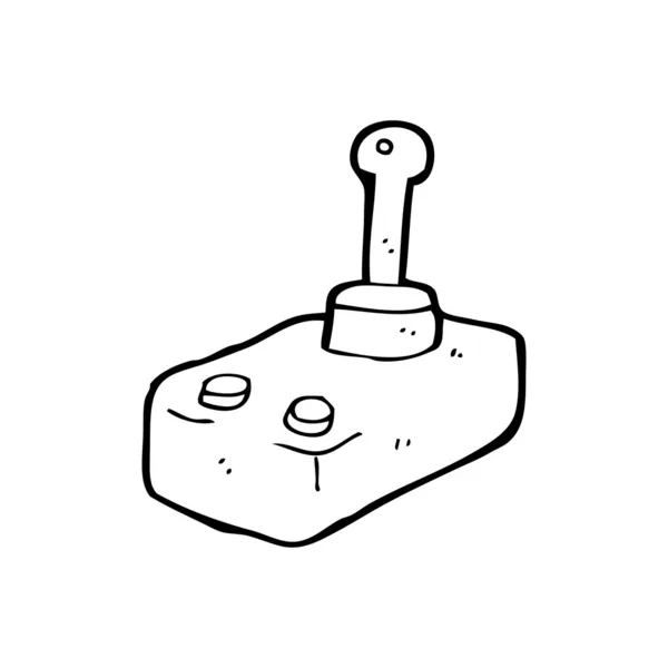 Retro joystick cartoon — Stockvector