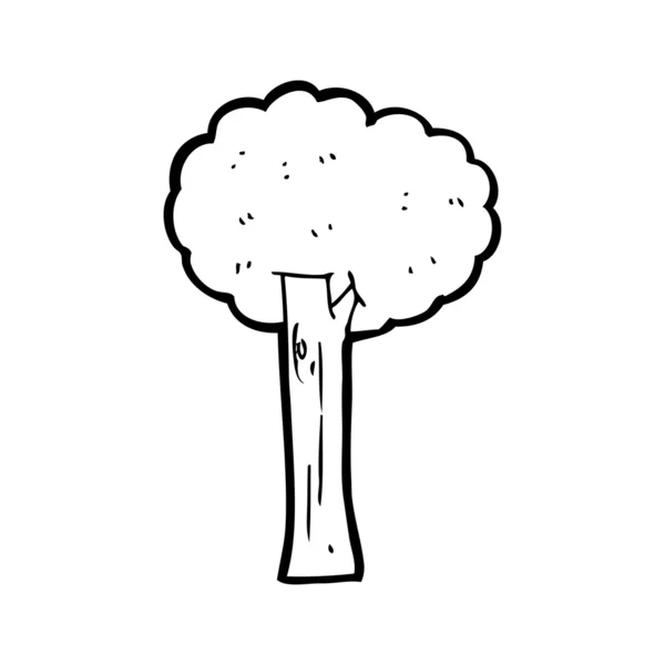 Árbol de dibujos animados — Vector de stock