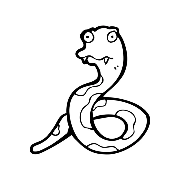 만화 뱀 — 스톡 벡터