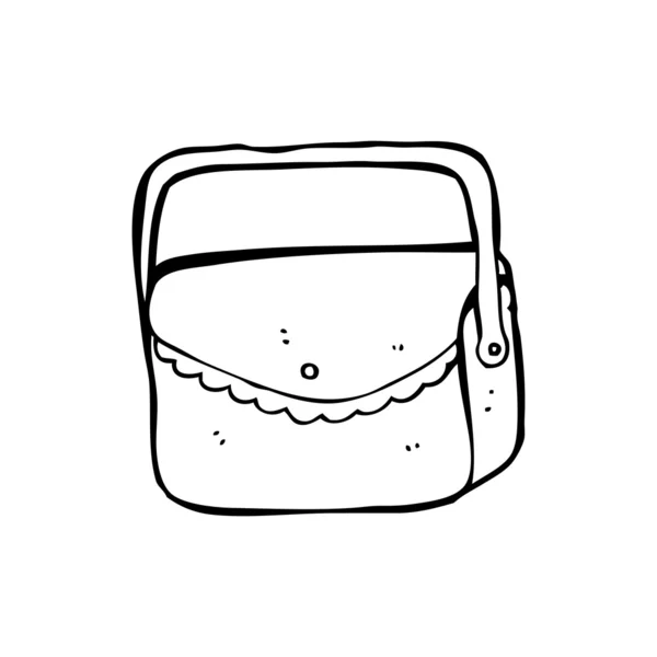 Κροσσώδης τσάντα κινουμένων σχεδίων — Διανυσματικό Αρχείο