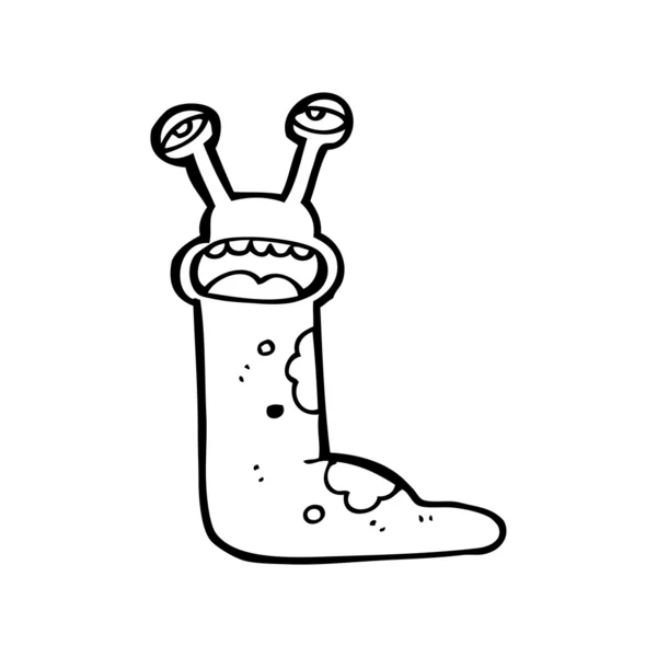 Slug dessin animé — Image vectorielle