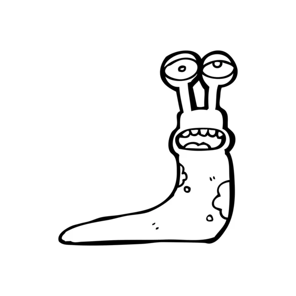 Slug cartoon — Stock vektor