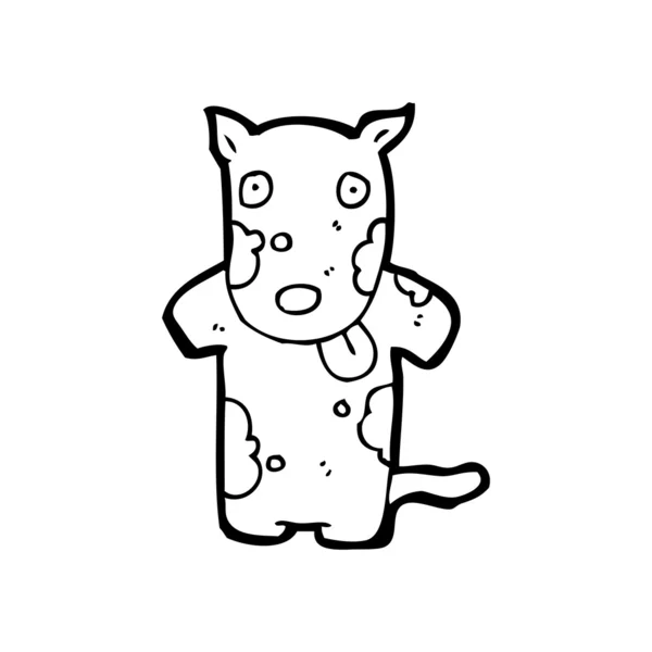 可爱卡通狗 — 图库矢量图片