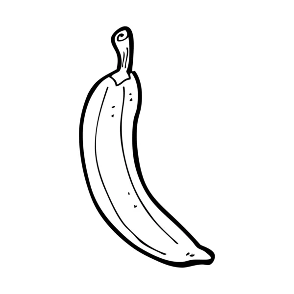 Banana dos desenhos animados — Vetor de Stock