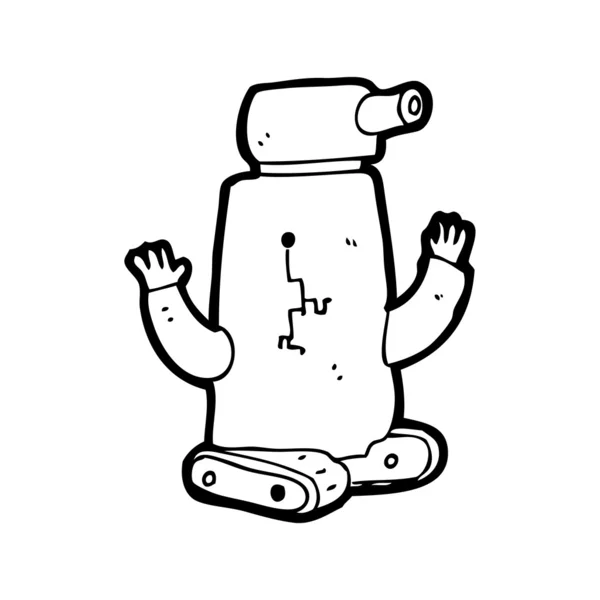 Tank homme dessin animé — Image vectorielle