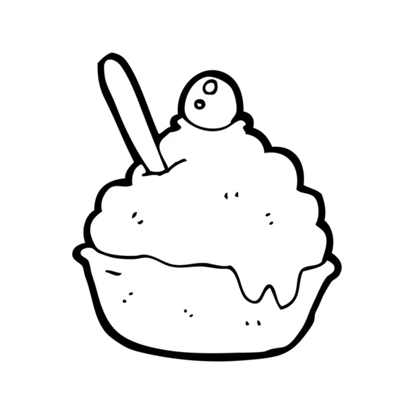 Helado de helado — Vector de stock