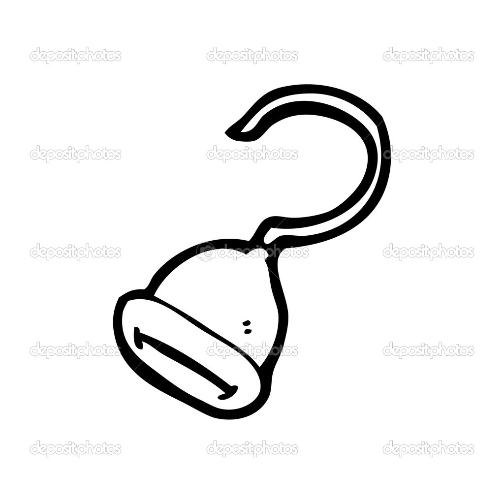 Caricature De Crochet De Pirate Image Vectorielle