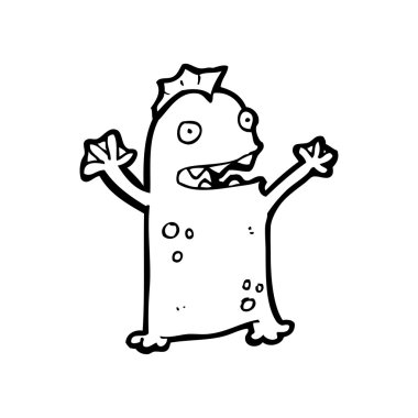 Bataklık canavarı çizgi film