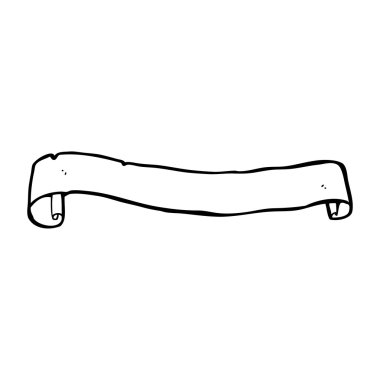 karikatür dekoratif eski başlık kaydırma