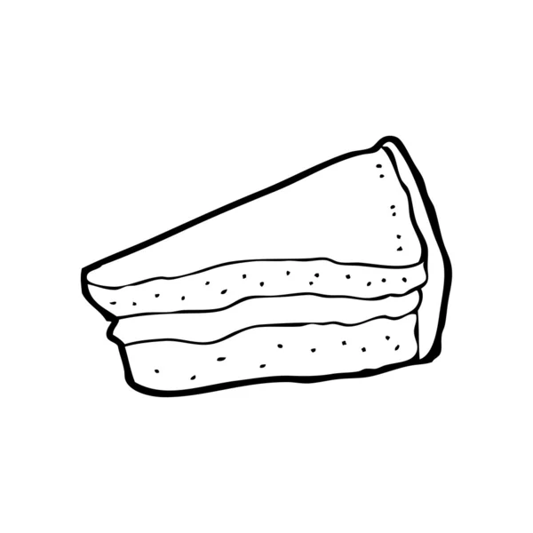 Sandwich — Stockvektor