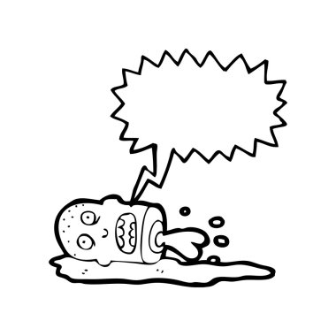 afgehakte hoofdkesik baş