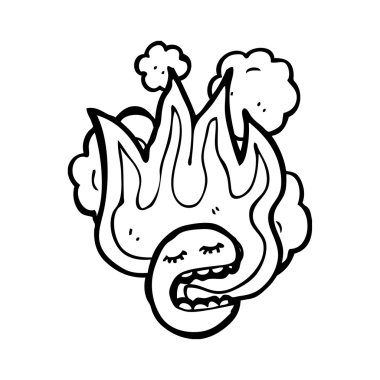 ateşli stresli surat yüz