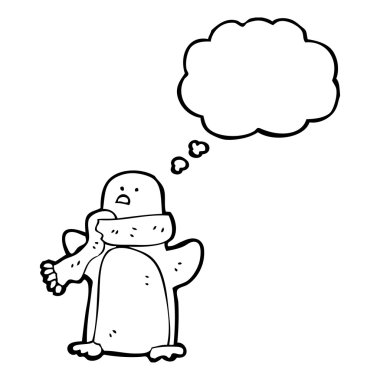 Penguen giyim eşarp