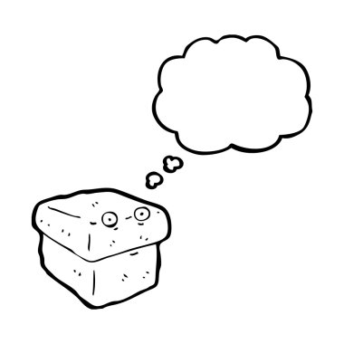 düşünce balonu ile kutu