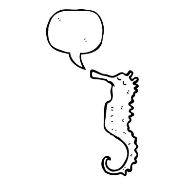 Seahorse ile konuşma balonu