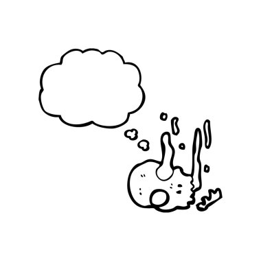 Cadılar Bayramı kafatası Sigara