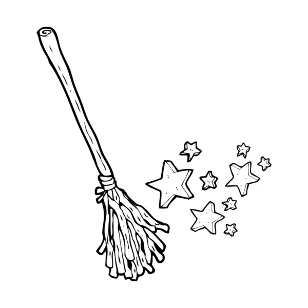 Comment Dessiner Un Balai De Sorcière sorcière dessin animé mignon — Image vectorielle memoangeles © #14056240