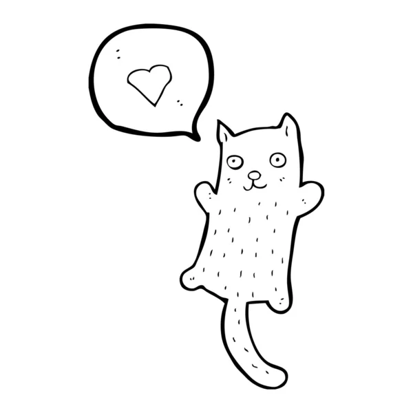 Funny kočka面白い猫 — Stockový vektor