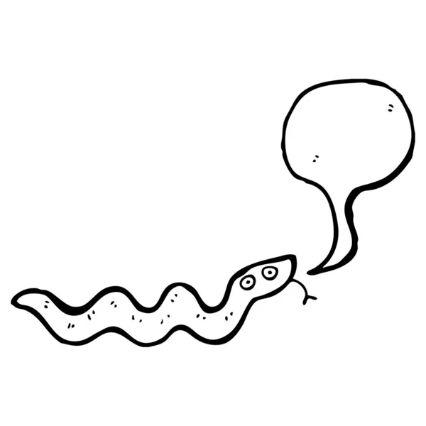 Serpiente silbante — Archivo Imágenes Vectoriales