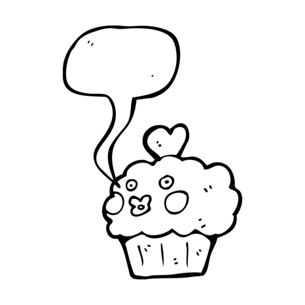 Cupcake muffin — Image vectorielle