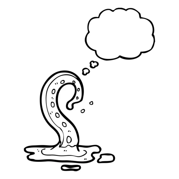 Karikatür tentacle — Stok Vektör