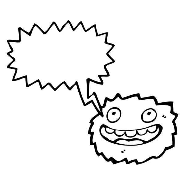 Petite créature poilue — Image vectorielle