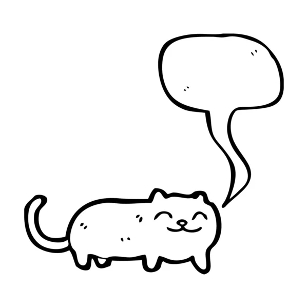 Dibujos animados gato — Vector de stock