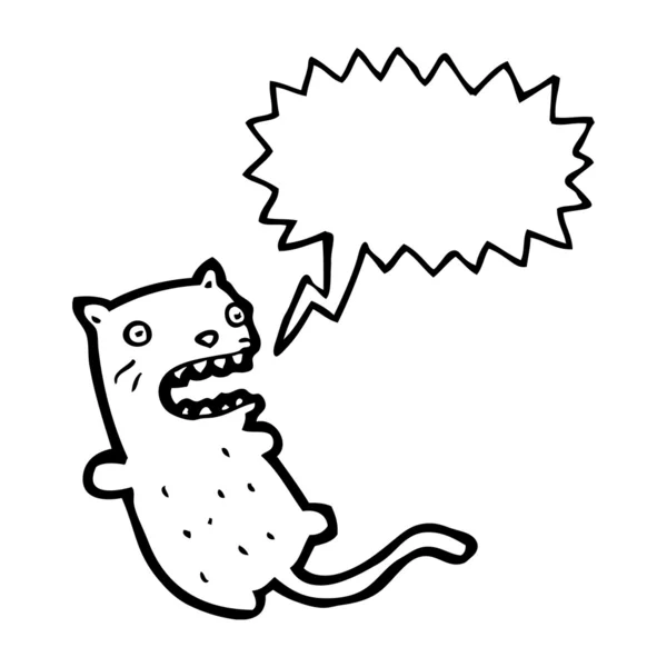 Gato gracioso — Vector de stock